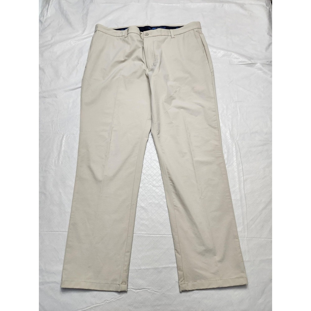 Vineyard Vines OTG On-The-Go Pants Mens 38x30 Beige Stretch Chino Casual